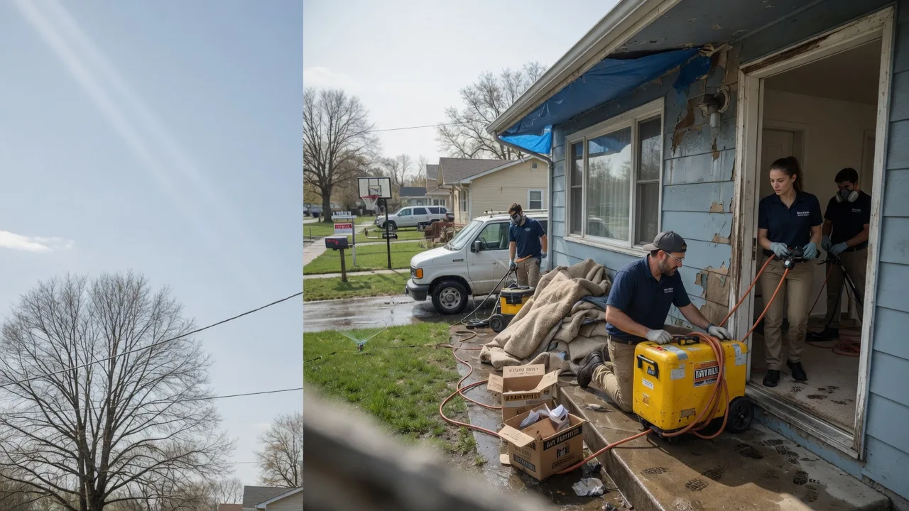 Basement Flood Cleanup in Savoy, TX near me